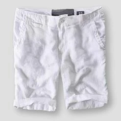 Cotton Linen Store Men's Apparels Saint Morris Porto Linen Shorts