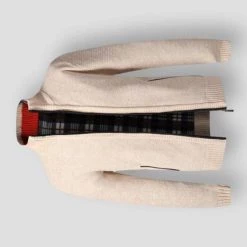 FAVOCENT Men's Wardrobe Store Sky Madrid Quebec Knitted Cardigan