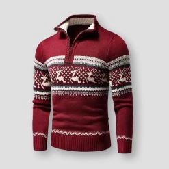 Luulla Store Men's Apparels Sky Madrid Montana Wool Sweater