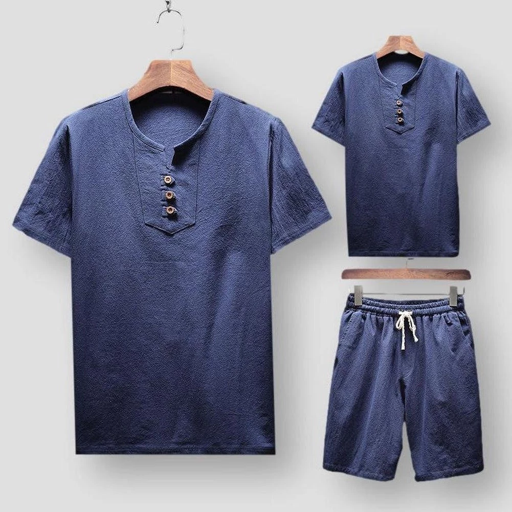 Shop5023210 Store Saint Morris Corozal Linen Set Men's Apparels 4 Shop5023210 Store Saint Morris Corozal Linen Set Men's Apparels