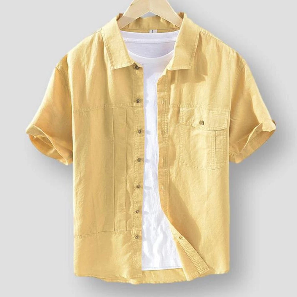 Pinecypress Official Store Saint Morris Koloa Linen Shirt Men's Apparels 5 Pinecypress Official Store Saint Morris Koloa Linen Shirt Men's Apparels