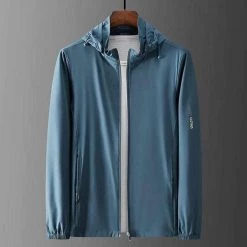 SHAN BAO Official Store Men's Apparels Sky Madrid Lightweight Hooded Jacket