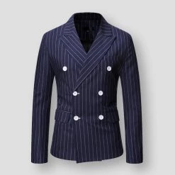 Mens Wardrobe Store Sky Madrid Gordes Striped Shirt Men's Apparels