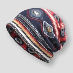 COKK Official Store Saint Morris Graphic Beanie Scarf Men's Apparels