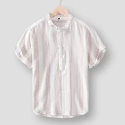 Cotton Linen Store Men's Apparels Sky Madrid Huelva Cotton Shirt