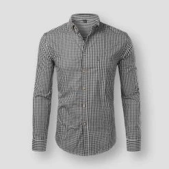 PARKLEES Official Store Sky Madrid Torino Plaid Shirt Men's Apparels 9 PARKLEES Official Store Sky Madrid Torino Plaid Shirt Men's Apparels