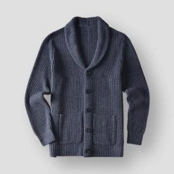 Zhilifs Official Store Men's Apparels Sky Madrid Torino Shawl Cardigan