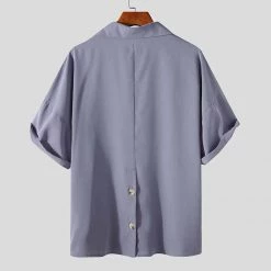 Fezey Apparel Store Sky Madrid Contemporary Button-Up Shirt Men's Apparels