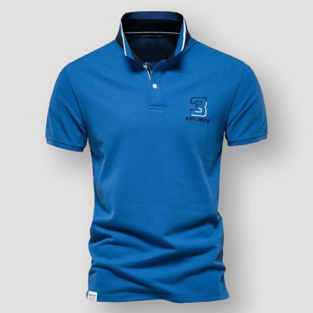 AIOPESON Official Store Men's Apparels North Royal Colins Polo Shirt 6 AIOPESON Official Store Men's Apparels North Royal Colins Polo Shirt