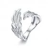 Bamoer Official Store Sky Madrid Sterling Silver Wings Ring 2 Bamoer Official Store Sky Madrid Sterling Silver Wings Ring