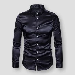 CW CW Store Men's Apparels Saint Morris Bonn Satin Shirt 11 CW CW Store Men's Apparels Saint Morris Bonn Satin Shirt