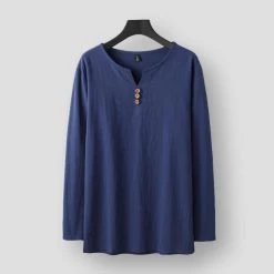 Large Men Shirts High Quality Store Sky Madrid Sorrento Linen Shirt