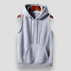 Moon Mogul North Royal Hooded Pocket Tank Top