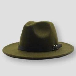 OZyc Store Sky Madrid Wool Fedora Hat