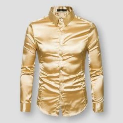 CW CW Store Men's Apparels Saint Morris Bonn Satin Shirt 8 CW CW Store Men's Apparels Saint Morris Bonn Satin Shirt