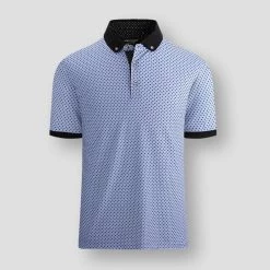 PICKED FUN Store Sky Madrid Cleave Polo Shirt Men's Apparels