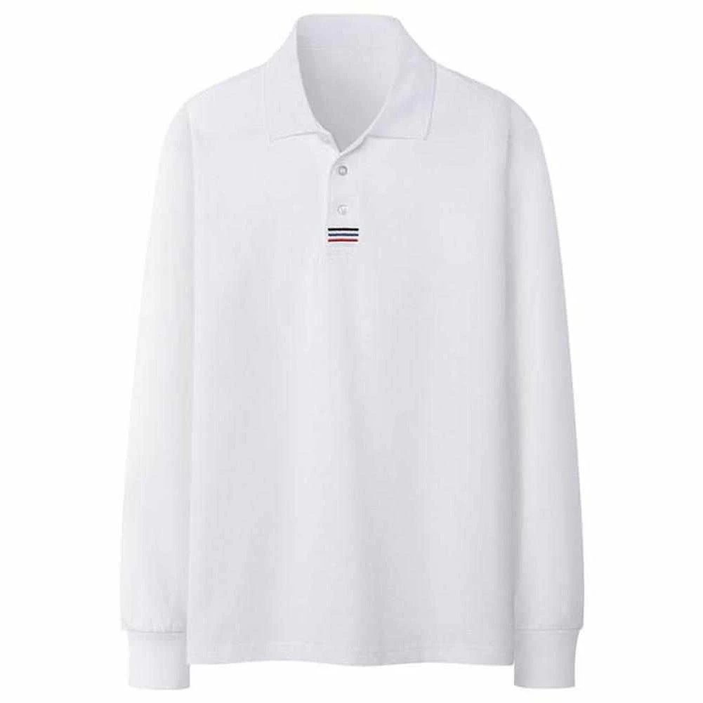 FGKKS Official Store North Royal Casual Long Sleeve Polo Shirt Men's Apparels 6 FGKKS Official Store North Royal Casual Long Sleeve Polo Shirt Men's Apparels