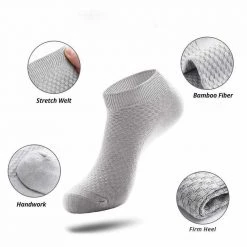 HSS Official Store Men's Apparels Bamboo Ankle Business Socks (5 Pair)