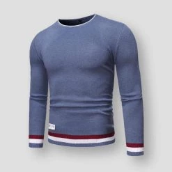 CW CW Store North Royal Slim Knitted Pullover Men's Apparels