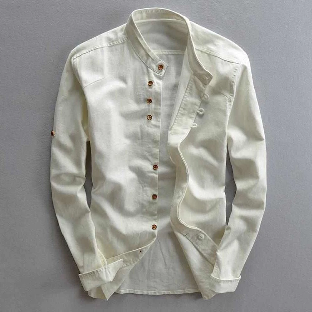 JDDTON Store Men's Apparels Sky Madrid Ibiza Linen Shirt 3 JDDTON Store Men's Apparels Sky Madrid Ibiza Linen Shirt