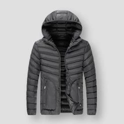 Lance Donovan Official Store Sky Madrid Quilted Hooded Parka Men's Apparels 10 Lance Donovan Official Store Sky Madrid Quilted Hooded Parka Men's Apparels