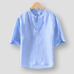 M Cotton Linen Store Saint Morris Destin Linen Shirt