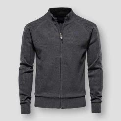 AIOPESON Official Store Sky Madrid Cambridge Zip-Up Cardigan Men's Apparels