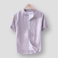 Moringcute Store Sky Madrid Fribourg Linen Shirt Men's Apparels 12 Moringcute Store Sky Madrid Fribourg Linen Shirt Men's Apparels