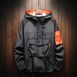 Shop4534015 Store Men's Apparels Sky Madrid Patchwork Windbreaker Jacket 5 Shop4534015 Store Men's Apparels Sky Madrid Patchwork Windbreaker Jacket