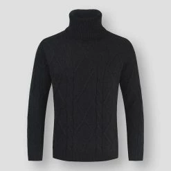 FAVOCENT Men's Wardrobe Store Saint Morris Bordeaux Turtleneck Sweater Men's Apparels 9 FAVOCENT Men's Wardrobe Store Saint Morris Bordeaux Turtleneck Sweater Men's Apparels