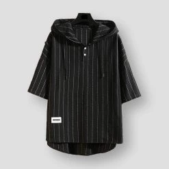 VolloS Store North Royal Cassis Striped Hoodie