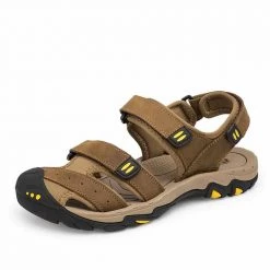 DEKABR Official Store Men's Apparels Sky Madrid Leather Trek Sandals