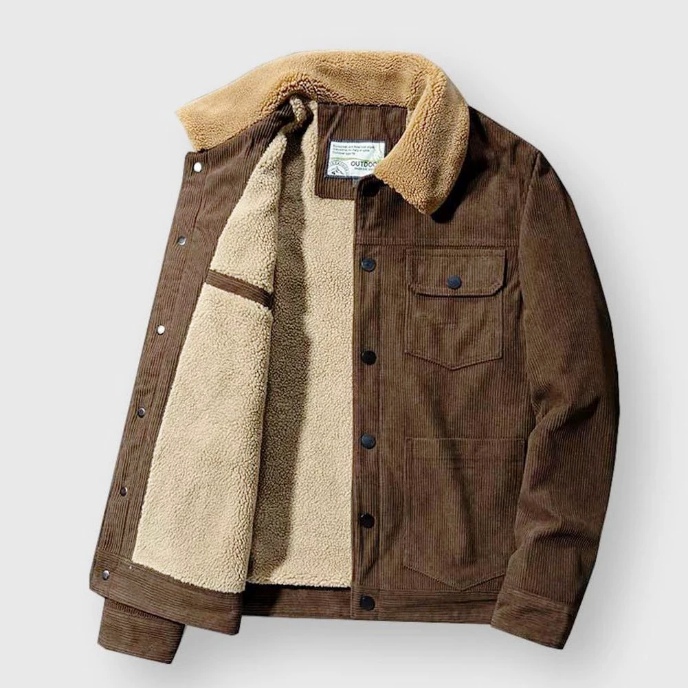 Mcikkny Store Men's Apparels North Royal Corduroy Fleece Parka 3 Mcikkny Store Men's Apparels North Royal Corduroy Fleece Parka