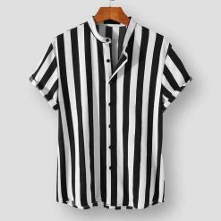 INCERUN Apparel Store Men's Apparels Saint Morris Kalmar Striped Shirt