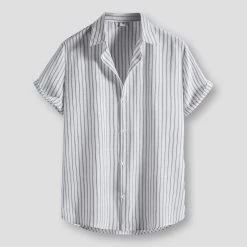 987 Crooked Store Men's Apparels Saint Morris Irving Striped Shirt
