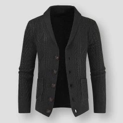 QINXUAN&ZIJIE Store Men's Apparels Saint Morris Leuven Knitted Cardigan