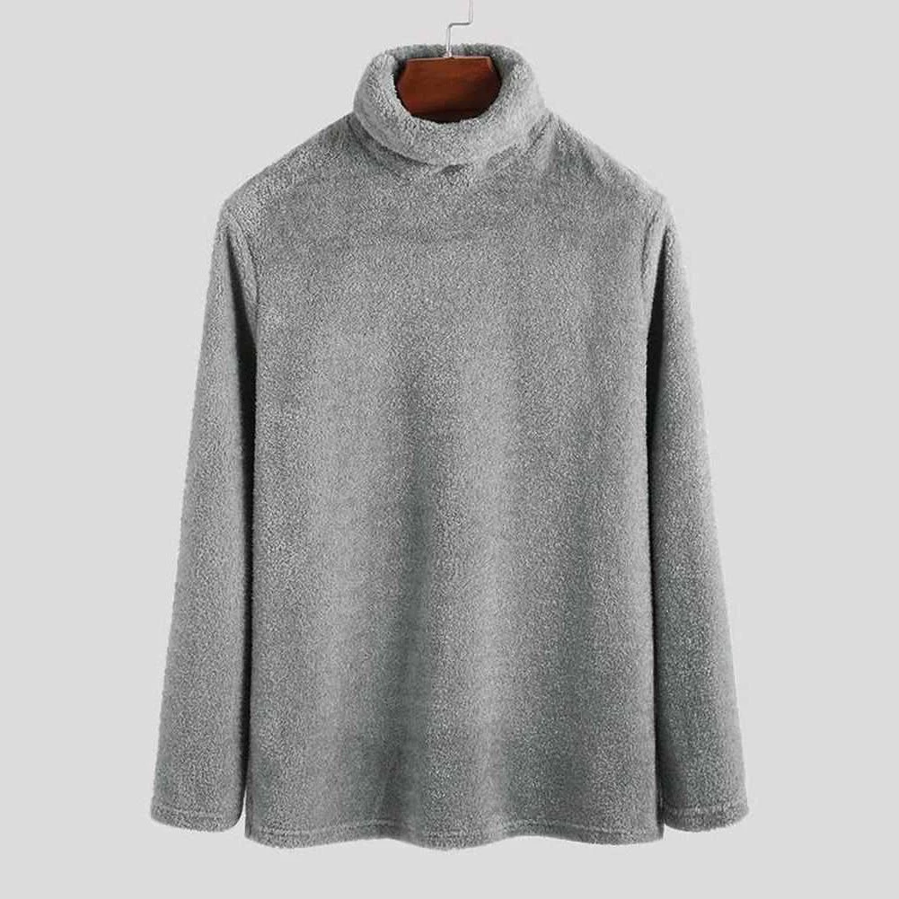Yolomax Apparel Store Sky Madrid Fleece Turtleneck Sweater Men's Apparels 3 Yolomax Apparel Store Sky Madrid Fleece Turtleneck Sweater Men's Apparels