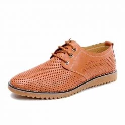 BUVAZIK Official Store Perforated Genuine Leather Derby Shoes Men's Apparels 11 BUVAZIK Official Store Perforated Genuine Leather Derby Shoes Men's Apparels