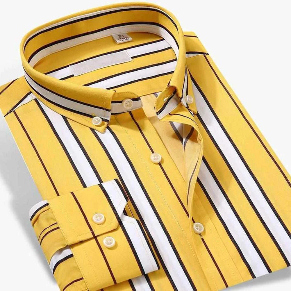 Shop412624 Store Sky Madrid Long-Sleeve Button-Down Shirt 3 Shop412624 Store Sky Madrid Long-Sleeve Button-Down Shirt