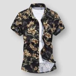 MANTORS Dropshipping Store Sky Madrid Floral Cotton Shirt Men's Apparels 5 MANTORS Dropshipping Store Sky Madrid Floral Cotton Shirt Men's Apparels