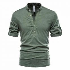 NEGIZBER Trend Store Saint Morris Middle Sleeve Shirt Men's Apparels