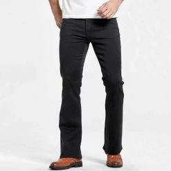 JieGuang Light WoodJet's Store Boston Vintage Bootcut Jeans