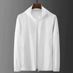 SHAN BAO Official Store Men's Apparels Sky Madrid Lightweight Hooded Jacket