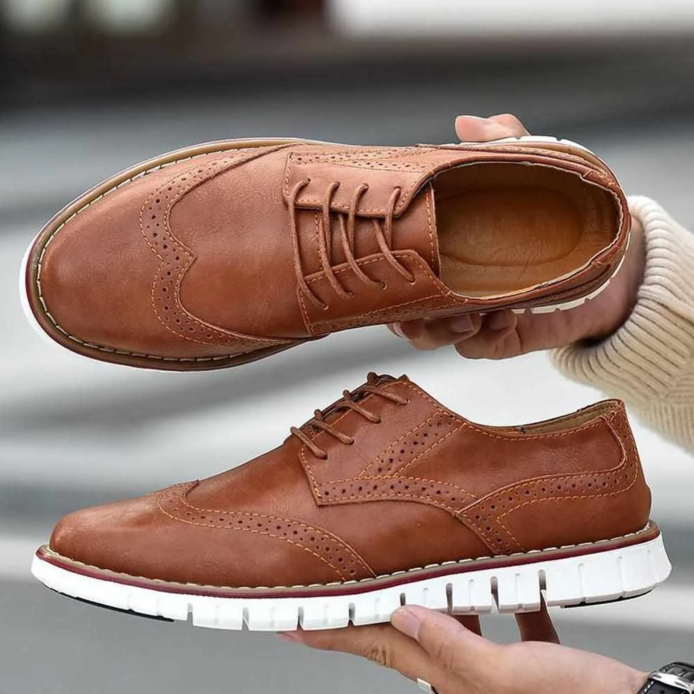 Vancat Official Store Business Derby Leather Shoes 3 Vancat Official Store Business Derby Leather Shoes