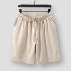 Men Cloth Nefeilike Store Sky Madrid Calabria Linen Shorts