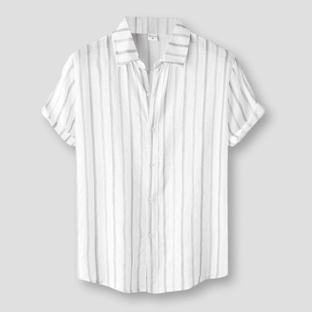 Bag's Generation Store North Royal Striped Cotton Shirt Men's Apparels 5 Bag's Generation Store North Royal Striped Cotton Shirt Men's Apparels