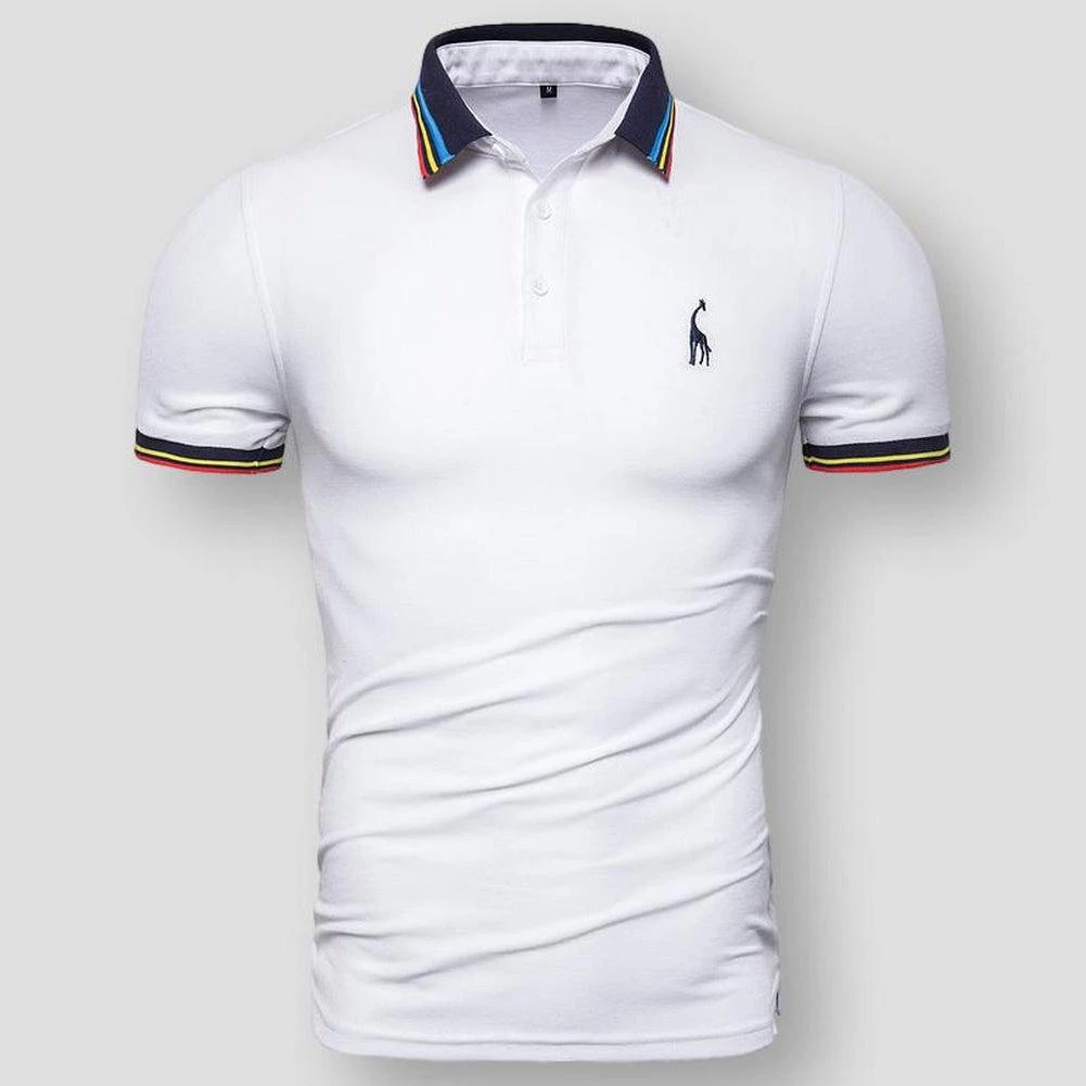 AIOPESON Official Store Men's Apparels Sky Madrid Columbus Polo Shirt 5 AIOPESON Official Store Men's Apparels Sky Madrid Columbus Polo Shirt