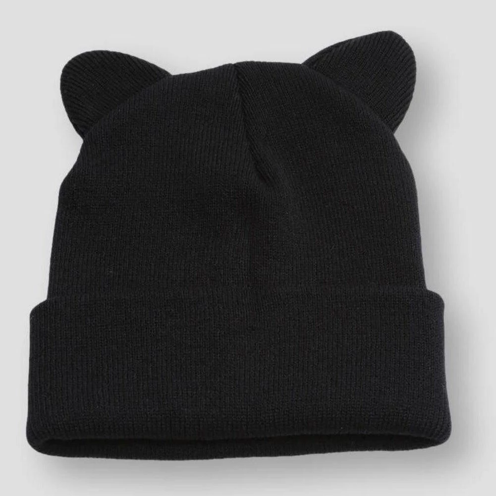 My Luckkly Pinkk Store Saint Morris Knitted Ear Beanie Women's Apparels 3 My Luckkly Pinkk Store Saint Morris Knitted Ear Beanie Women's Apparels