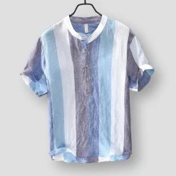 Moringcute Store Sky Madrid Claremont Linen Shirt