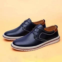 BAOLUMA Official Store Sky Madrid Leather Shoes Men's Apparels